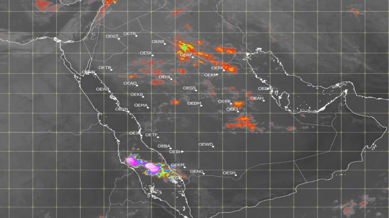 الأرصاد: سحب رعدية على بعض الأماكن